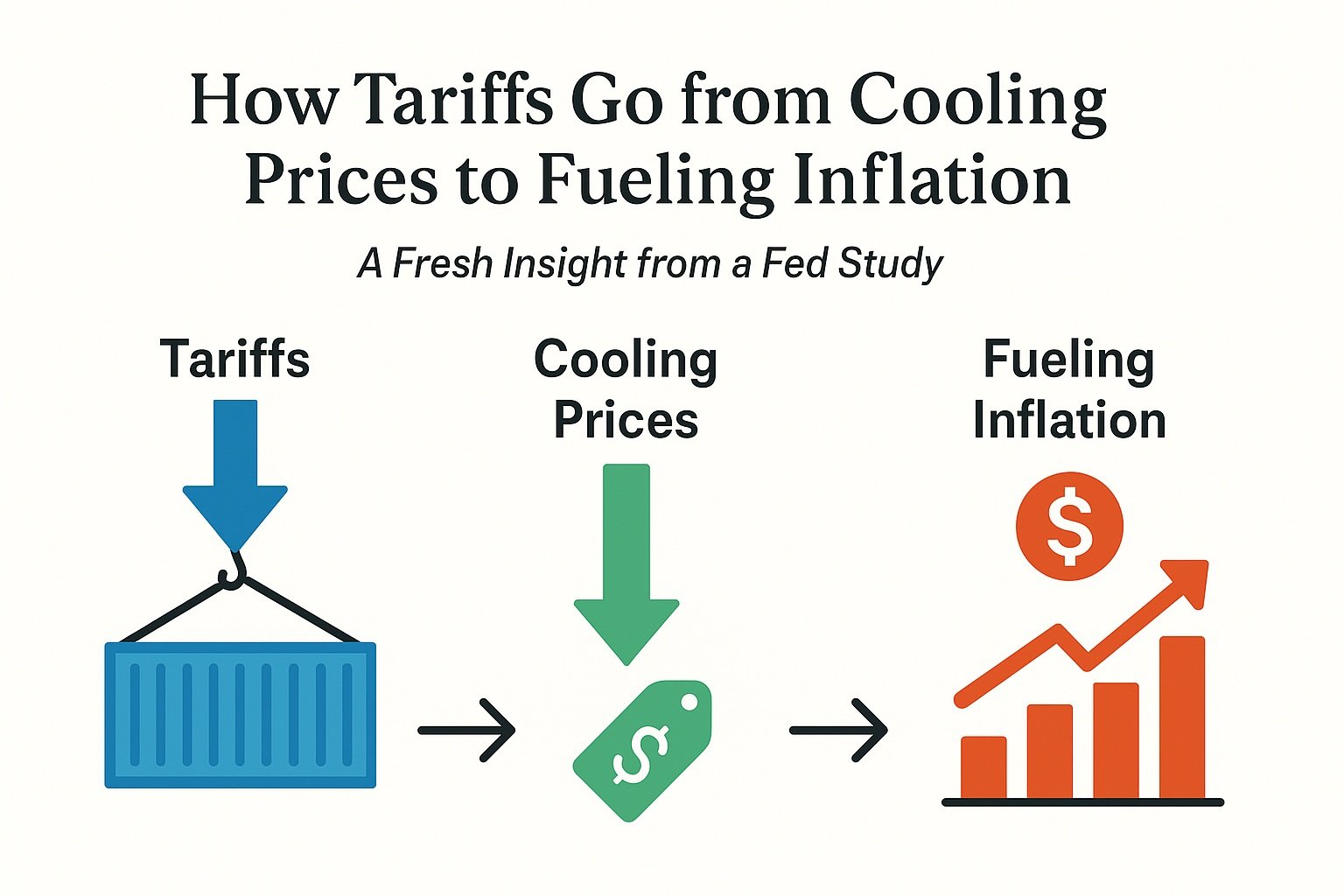 How Tariffs Go from Cooling Prices to Fueling Inflation — A Fresh Insight from a Fed Study
