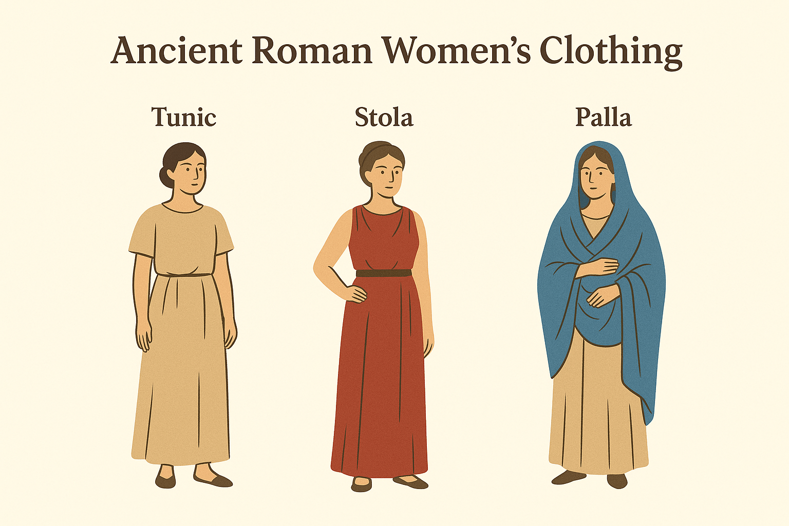 Ancient Roman Women’s Clothing: Style, Symbolism & Social Identity