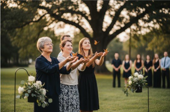 butterflies for a funeral