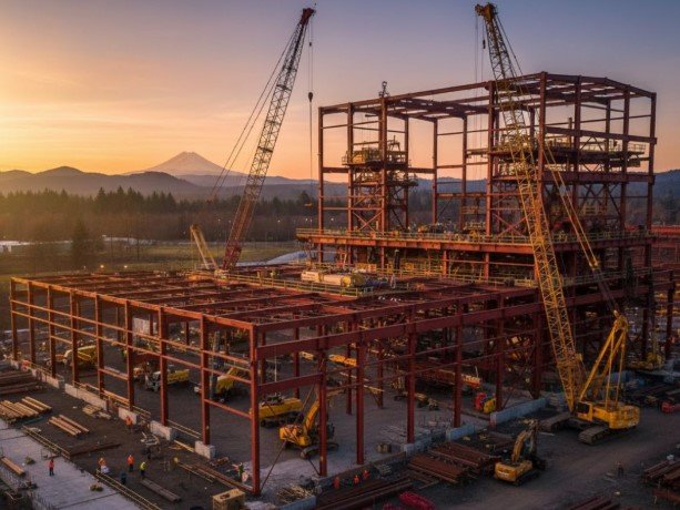 industrial steel construction in Oregon